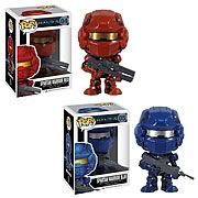 Halo 4 Red and Blue Spartan Warrior Pop! Vinyl Set